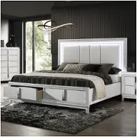 0318a-king Bed Lifestyle 0318a - White Bedroom Furniture Bed