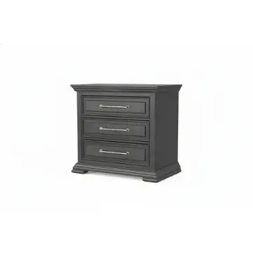 0407a-024 Lifestyle 0407a - Black Bedroom Furniture Nightstand