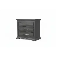 0407a-024 Lifestyle 0407a - Black Bedroom Furniture Nightstand