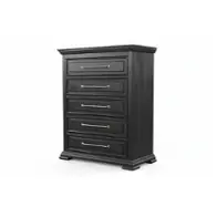 0407a-n35 Lifestyle 0407a - Black Bedroom Furniture Chest
