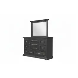 0407a-n45 Lifestyle 0407a - Black Bedroom Furniture Dresser
