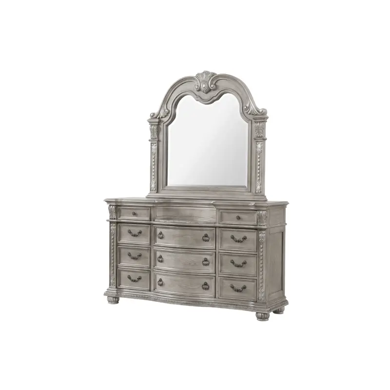 0401a-n48 Lifestyle 0401a - Grey Bedroom Furniture Dresser