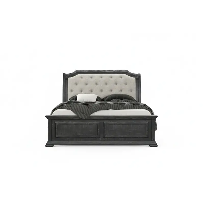 0407a-king-bed Lifestyle 0407a - Black Bedroom Furniture Bed