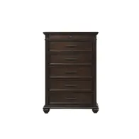 0460a-n35 Lifestyle 0460a - Dark Brown Bedroom Furniture Chest
