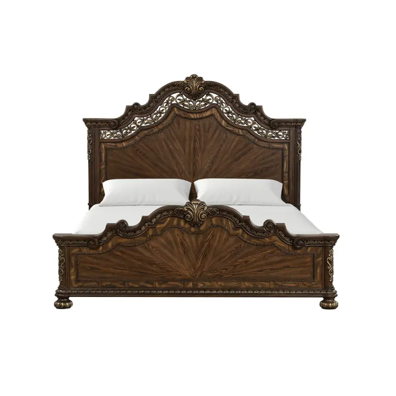0461-kb Lifestyle 0461 - Oak Bedroom Furniture Bed